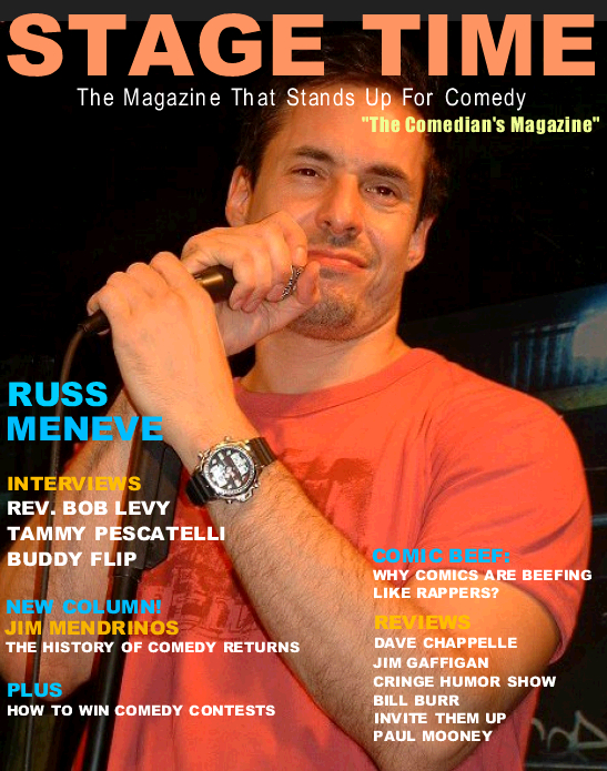 Russ Meneve-STAGE TIME Magazine